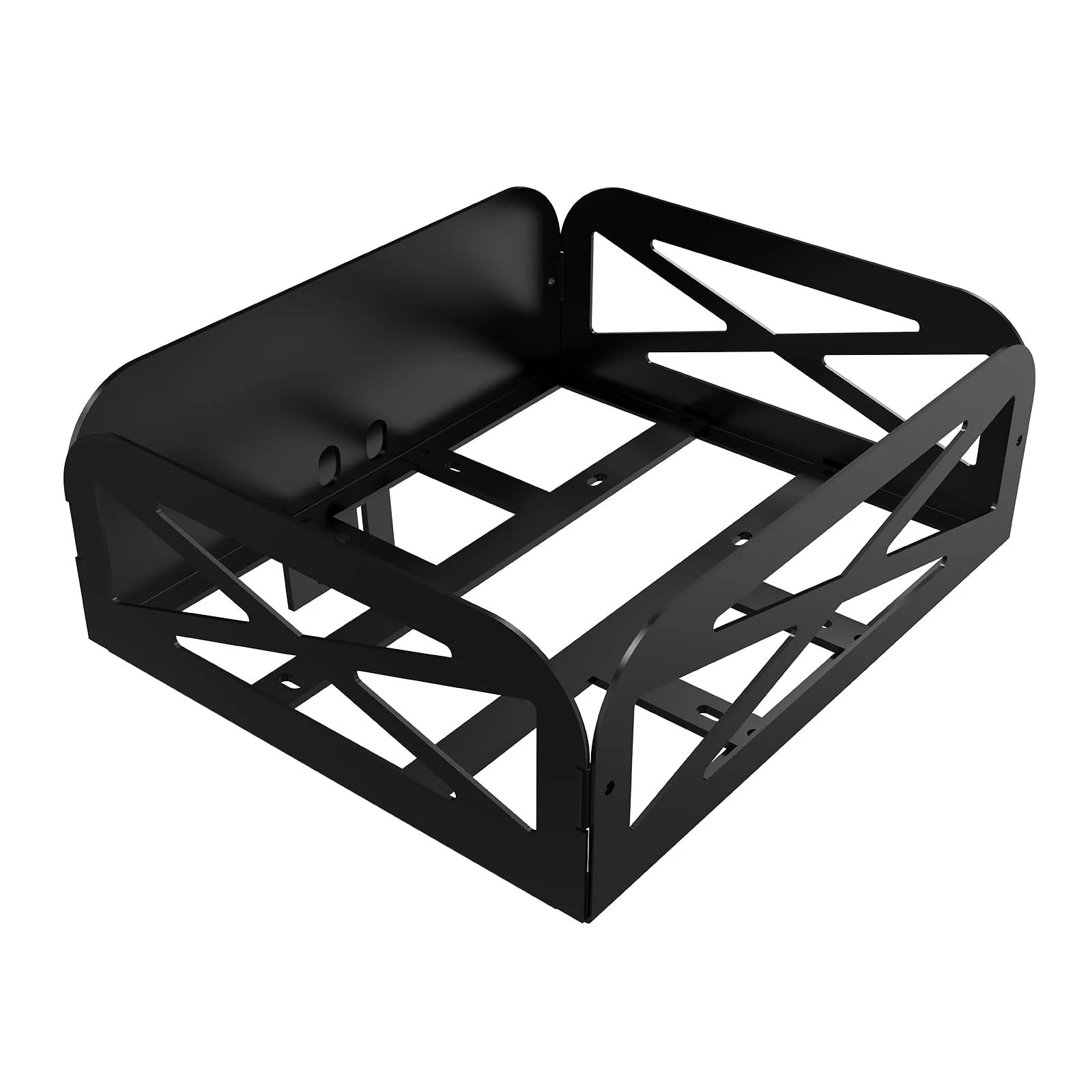 EVERCROSS Black Front Bike Basket - Waterproof Iron Material, Compatible with EK6, EK8S, EK28 Electric Bikes - Image 4