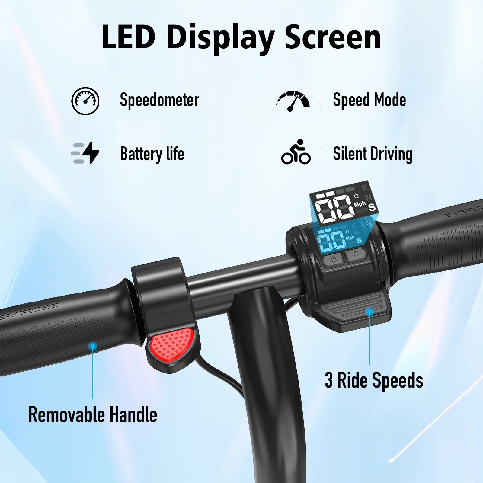 EVERCOSS E6 Kids Scooter Aged 3-12 - Image 5