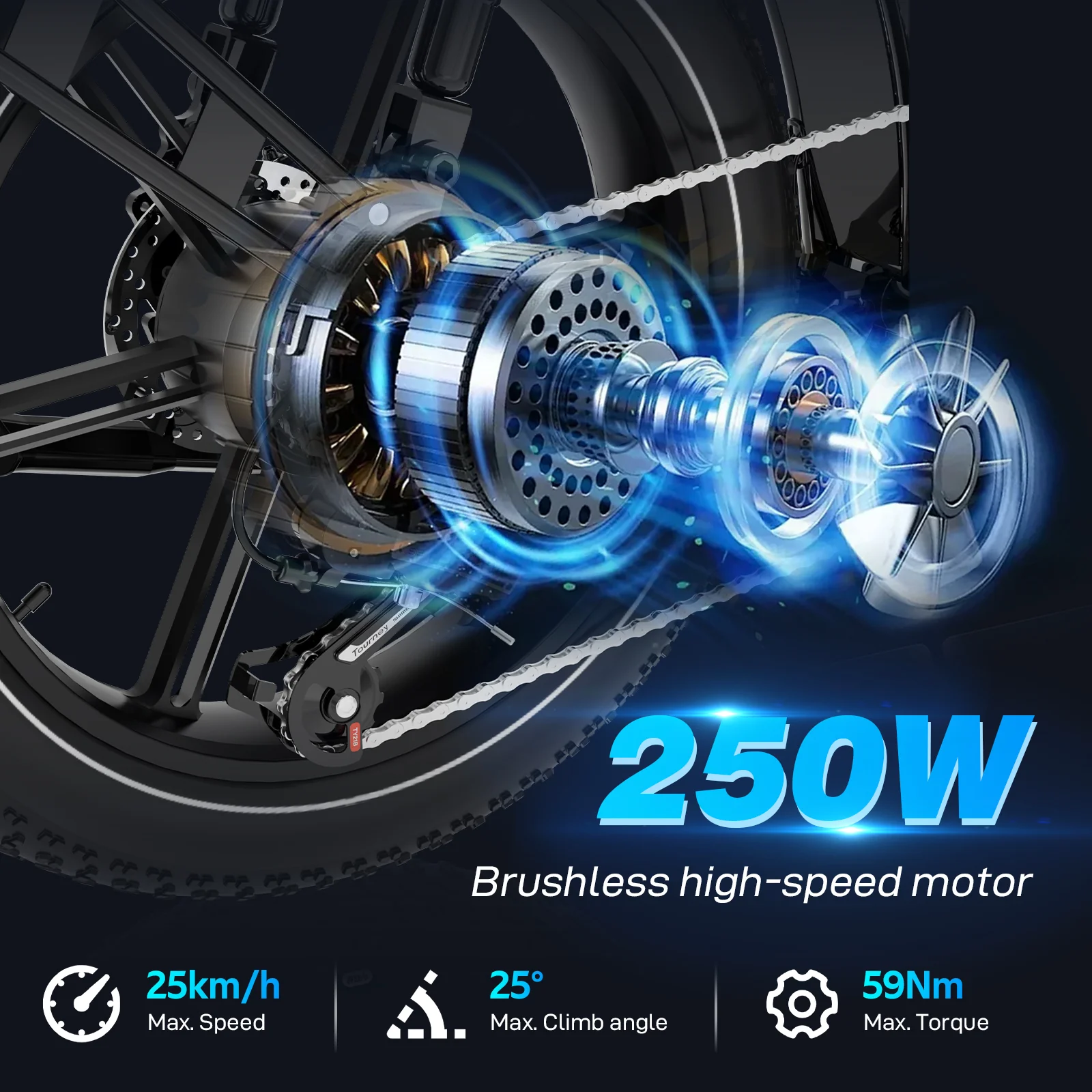 EVERCROSS EK30 Powerful Electric Bike for Adults-NFC - Image 3