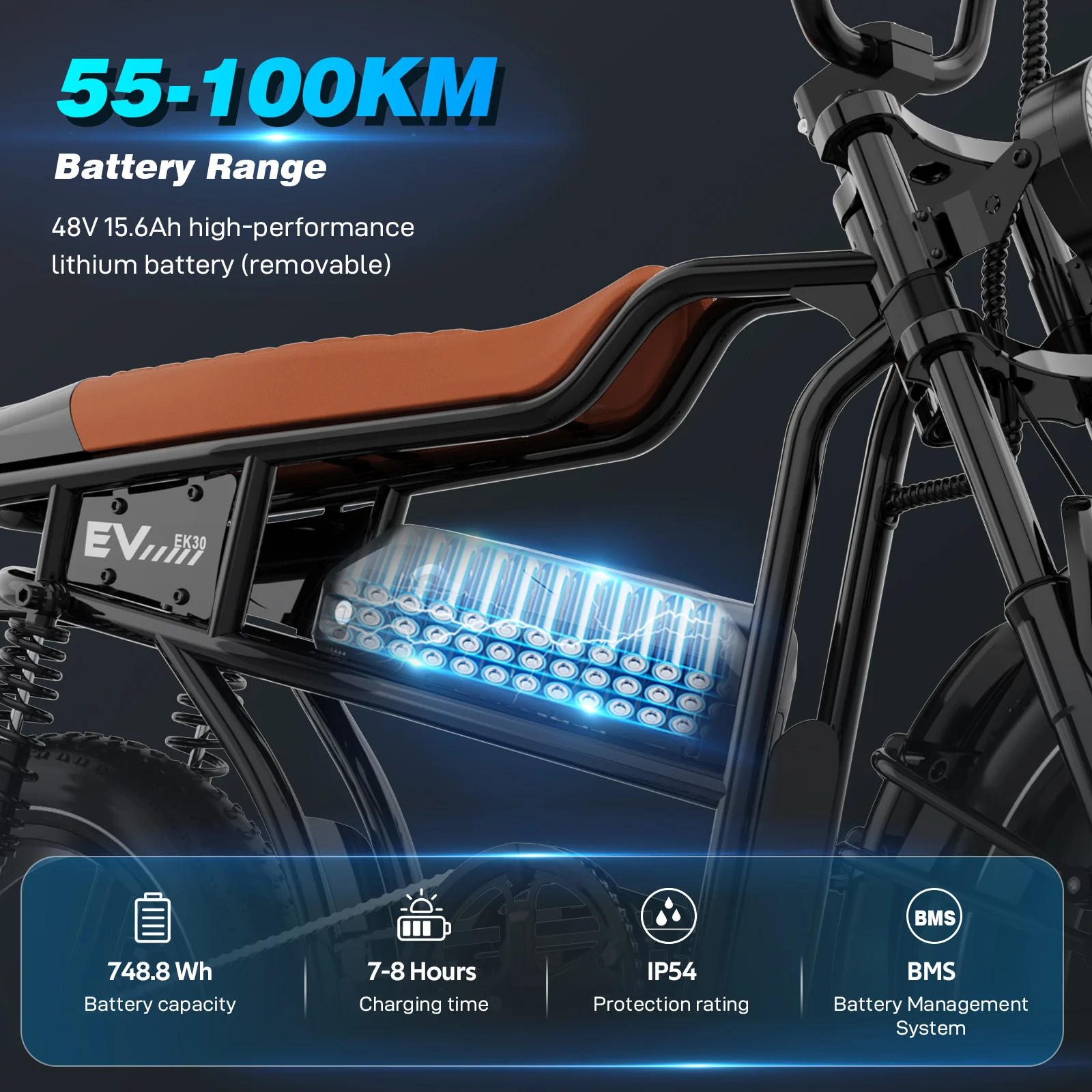 EVERCROSS EK30 Powerful Electric Bike for Adults-NFC - Image 8
