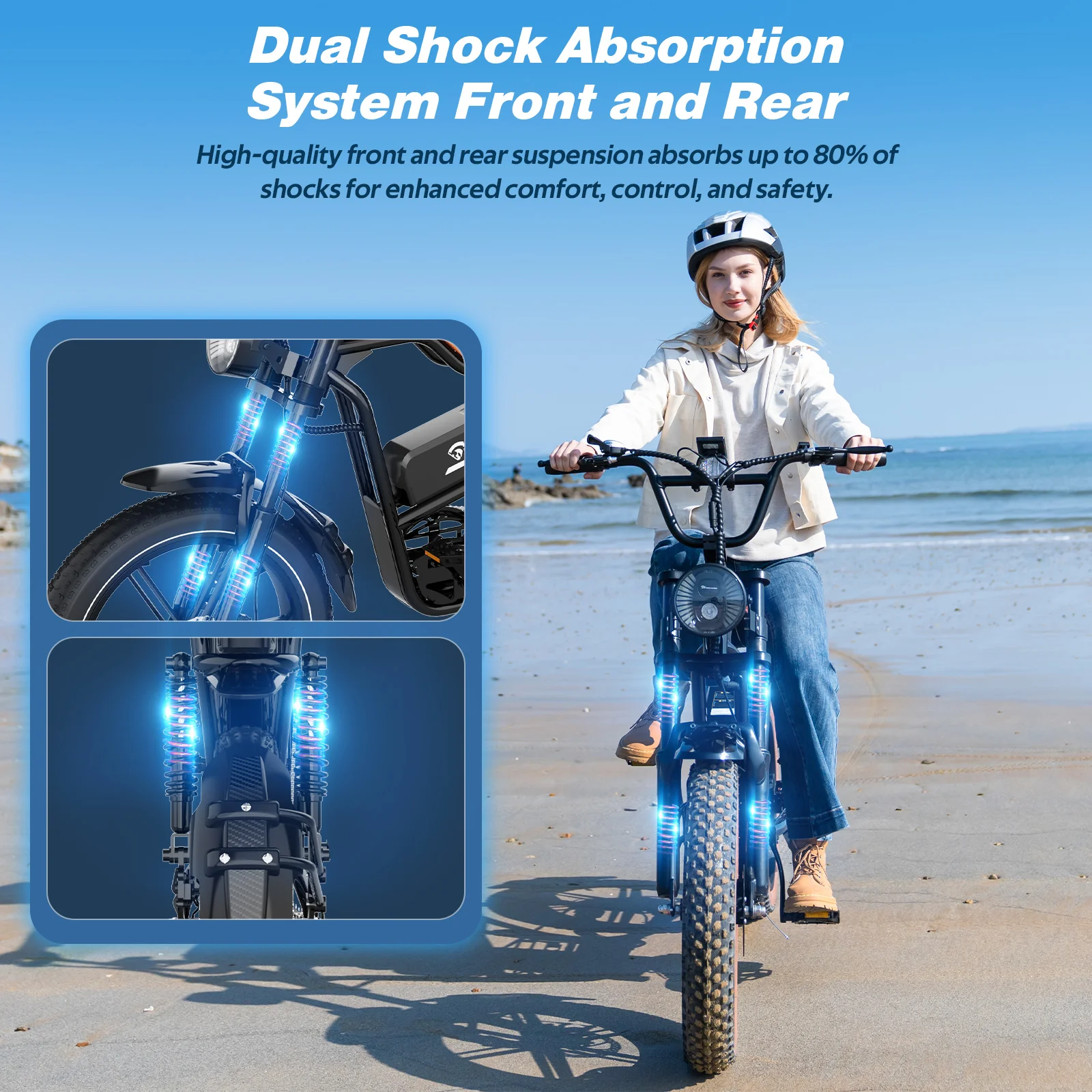 EVERCROSS EK30 Powerful Electric Bike for Adults-NFC - Image 9