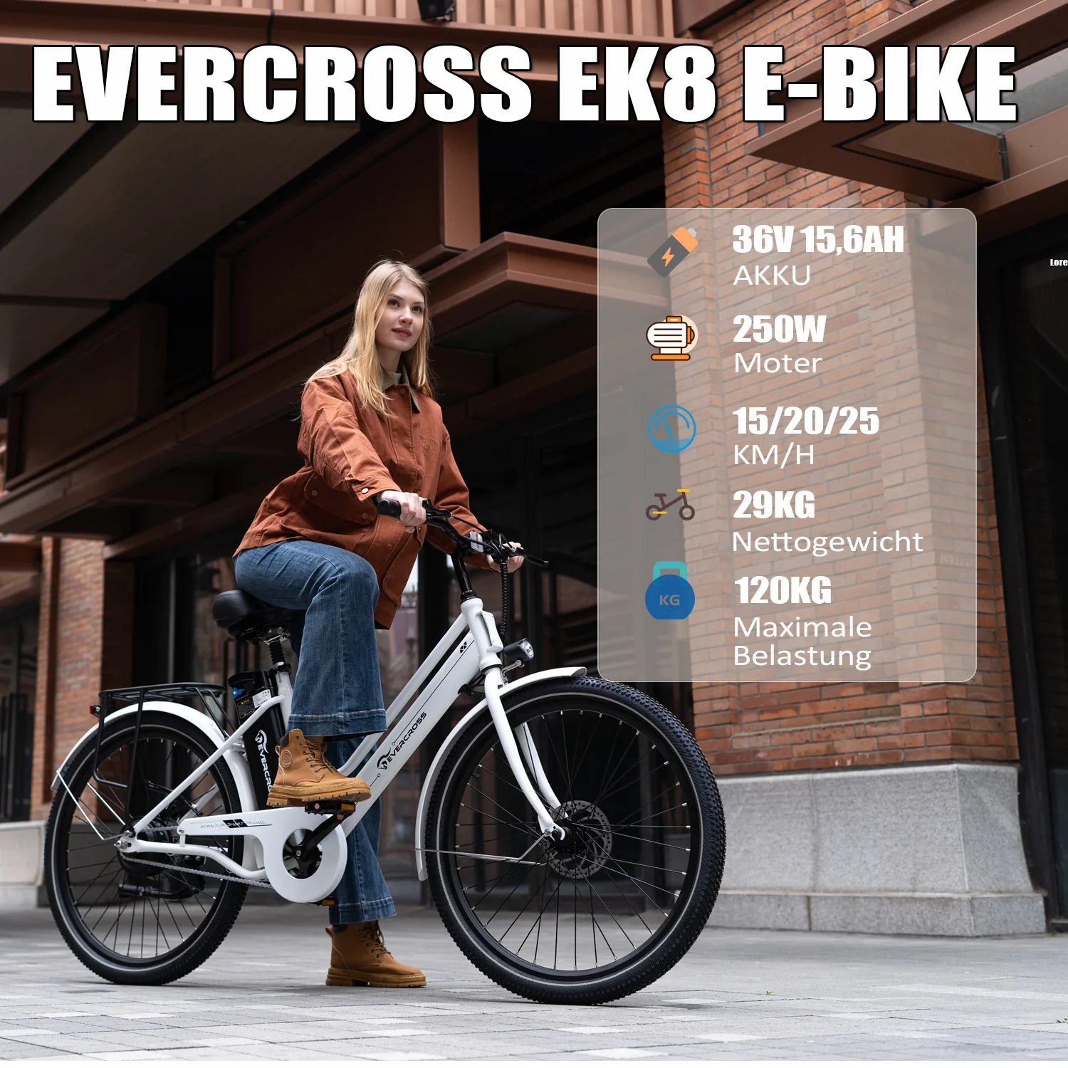 EVERCROSS EK8 Electric Bike-APP - Image 3