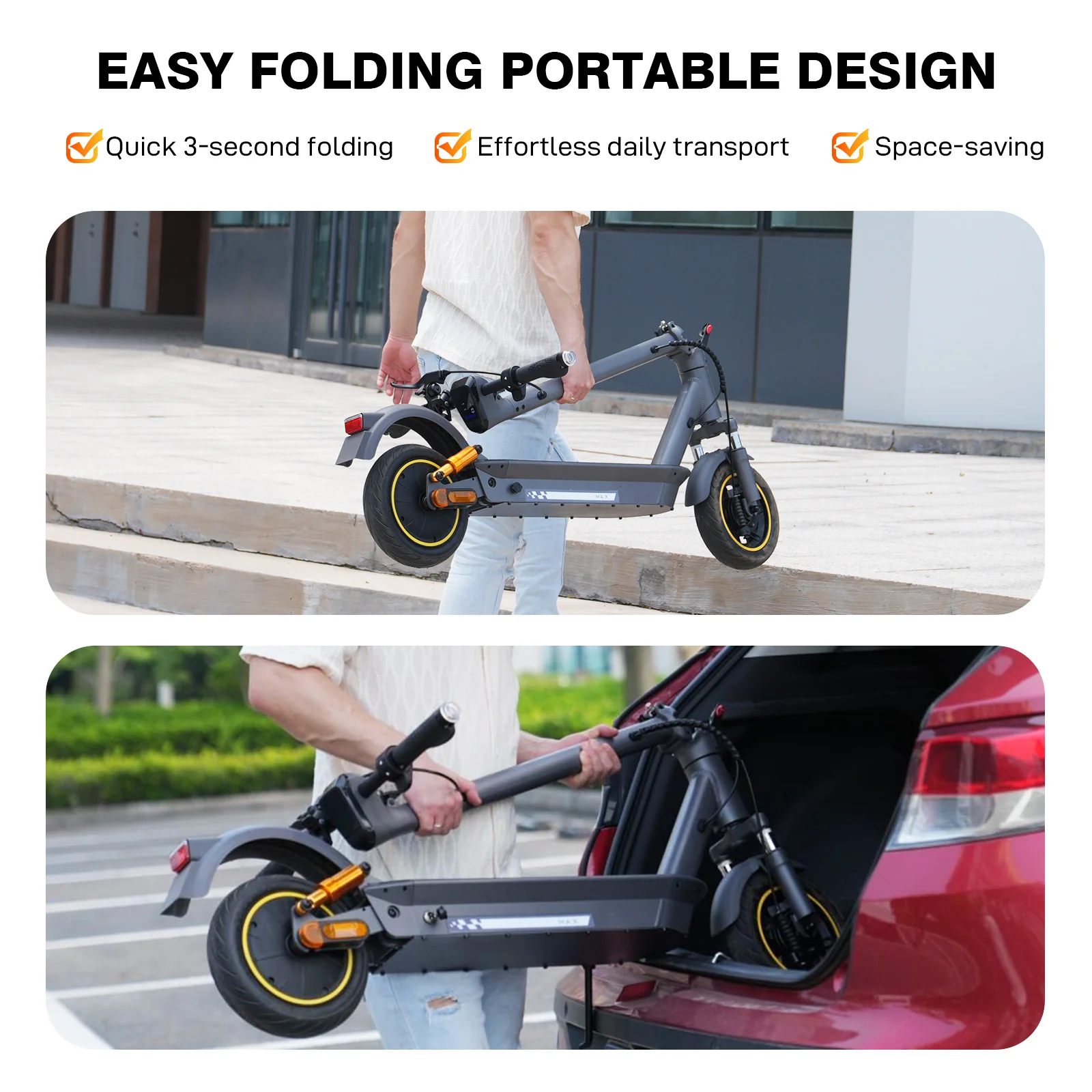 EVERCROSS EV10S MAX Electric Scooter-25km/h - Image 5