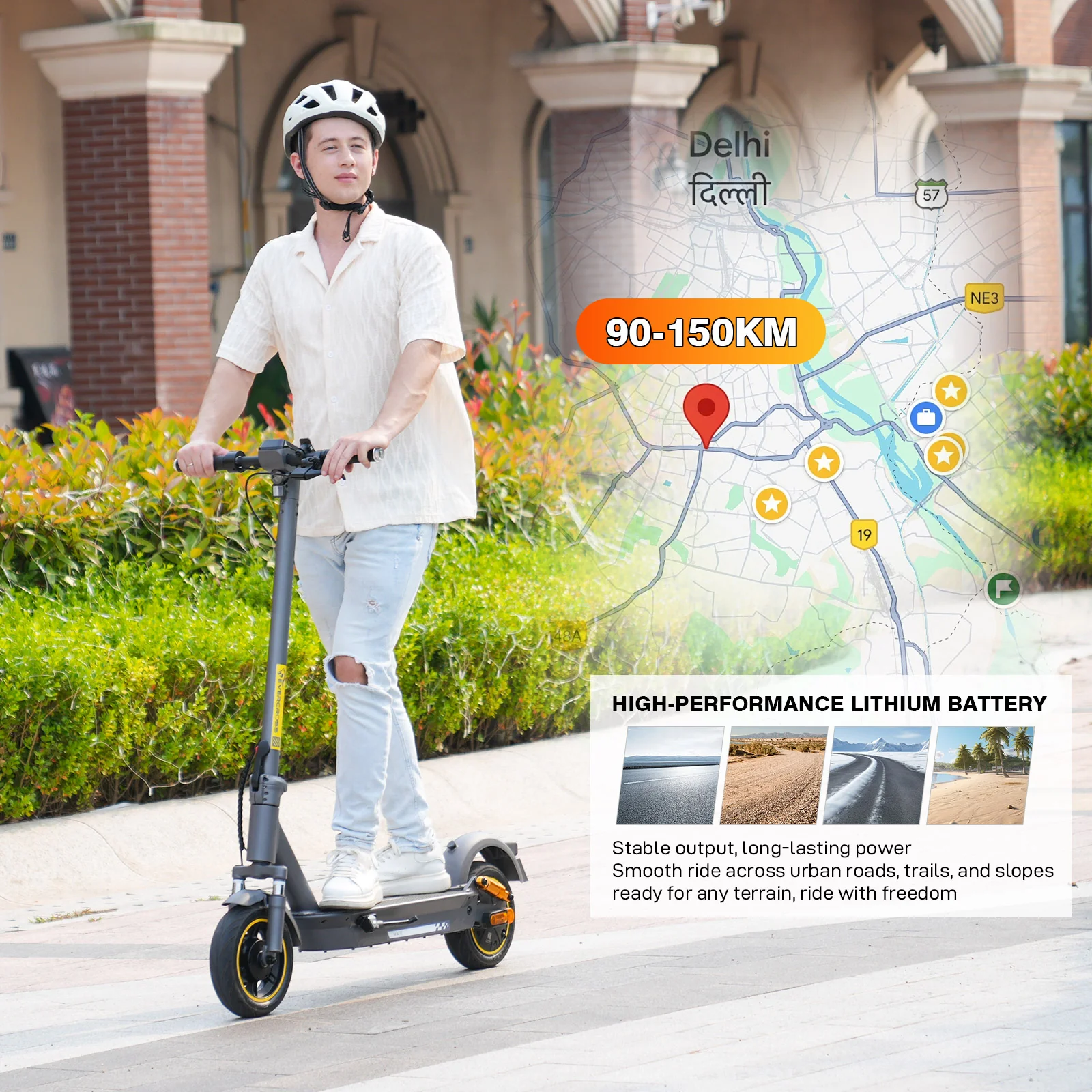 EVERCROSS EV10S MAX Electric Scooter-25km/h - Image 8