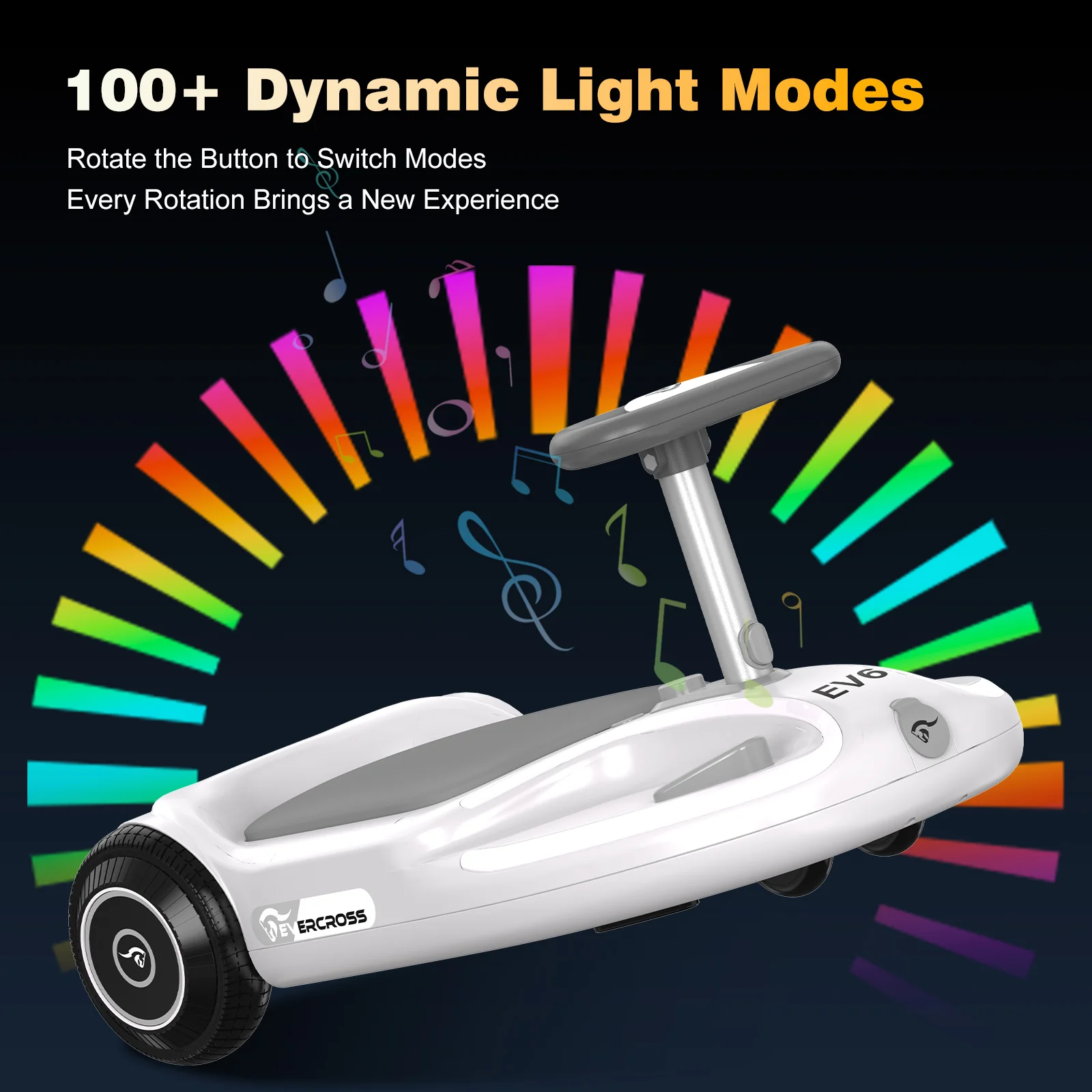 EVERCROSS EV6 Kids Electric Car, 4-in-1 Scooter and Rocker - Image 10