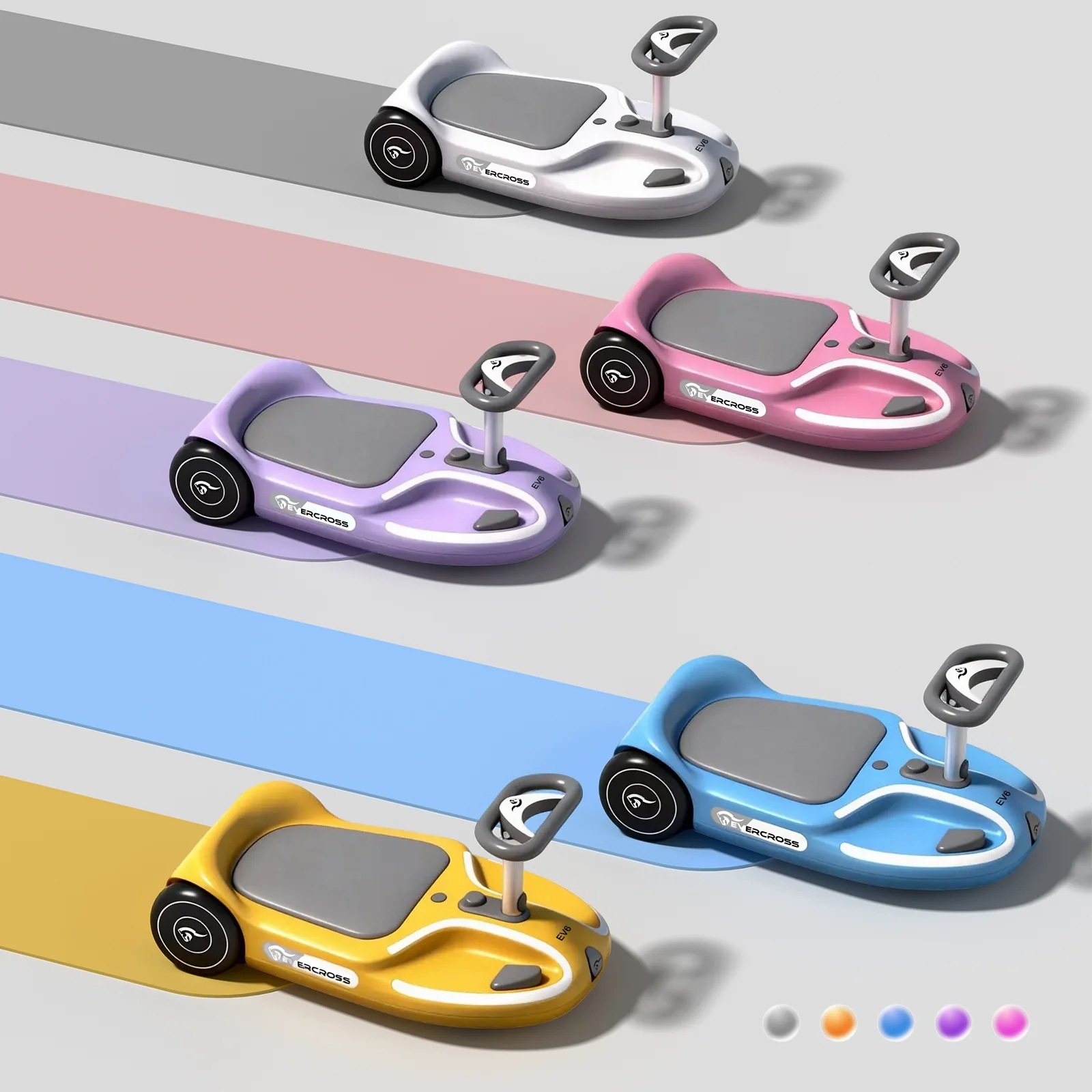 EVERCROSS EV6 Kids Electric Car, 4-in-1 Scooter and Rocker - Image 13