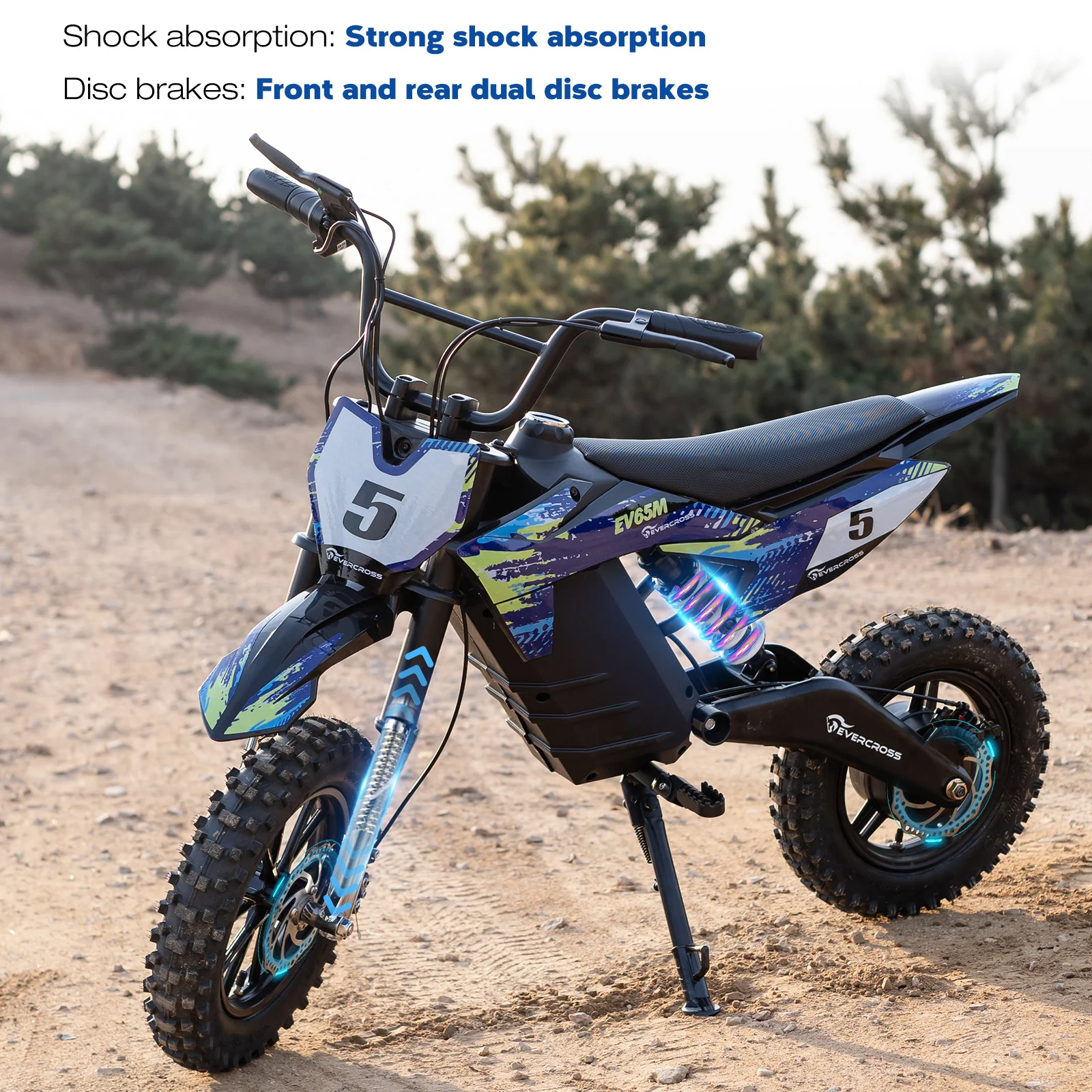 EVERCROSS EV65M Electric Off-Road Motorcycle for Ages 12+ - Image 3