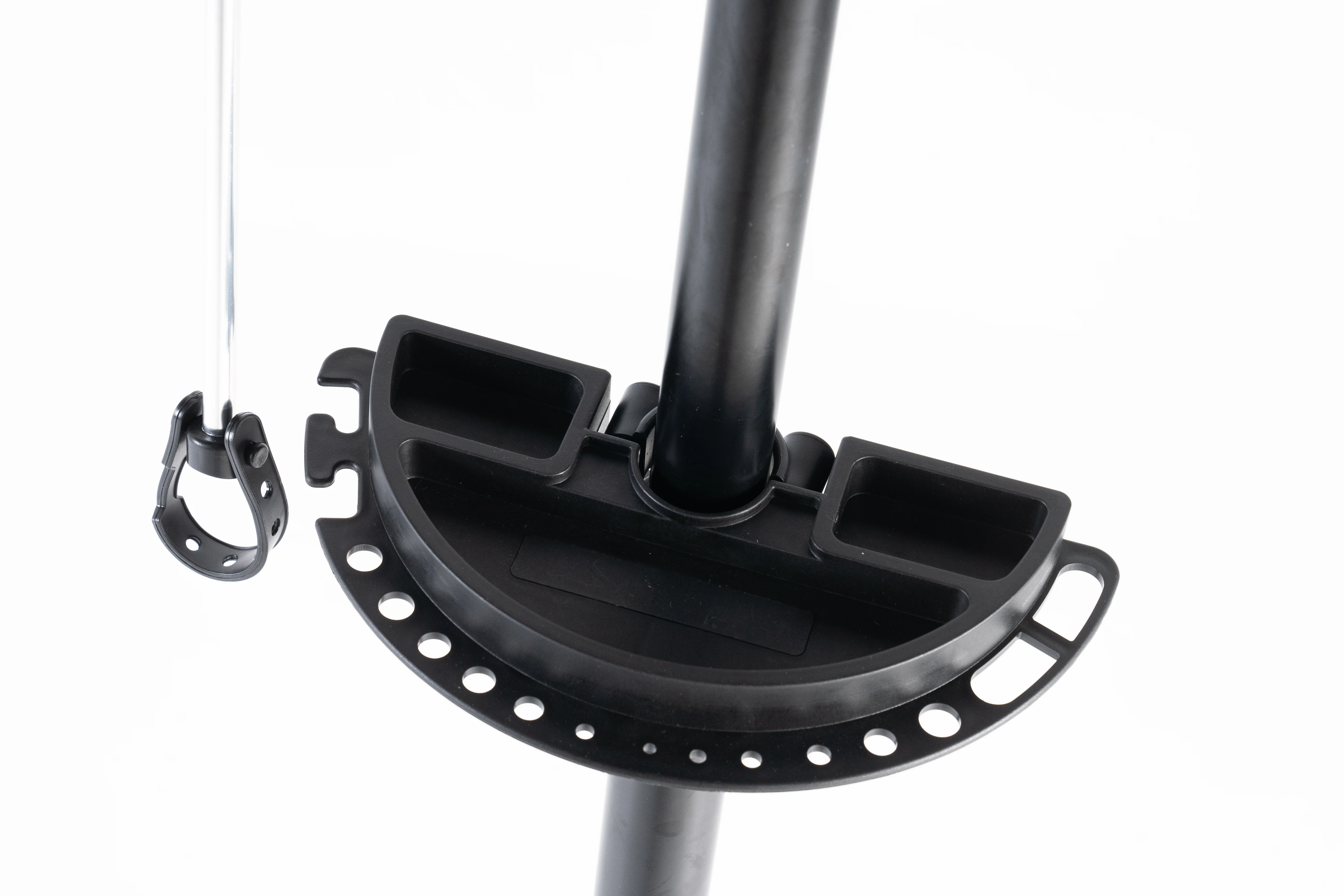 EVERCROSS Foldable Bike Repair Stand with 360° Rotating Clamp, Adjustable Height up to 1.73 m, Magnetic Tool Tray, Stable Tripod Base - Image 9