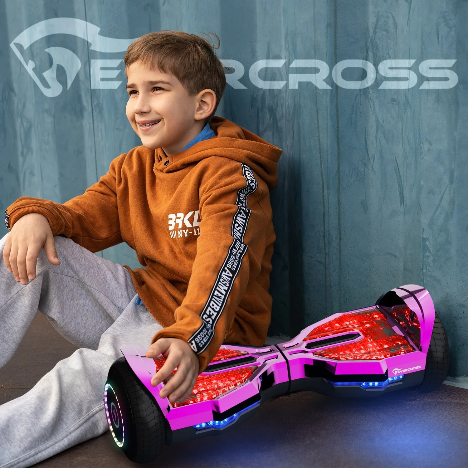 EVERCOSS EV2 Hoverboard, 6.5 Pulgadas Hoverboard Automatic Balancing with Bluetooth - Image 9