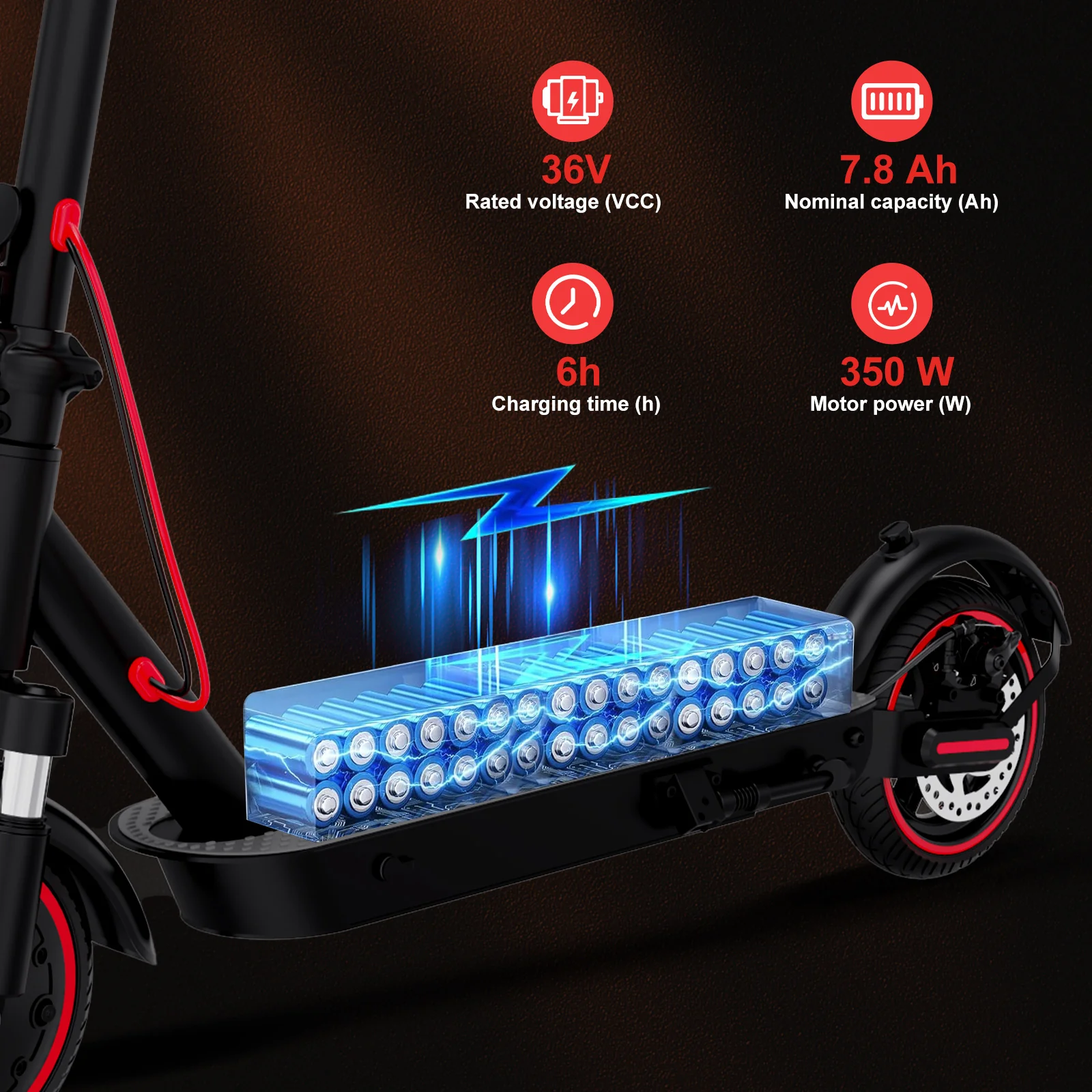 EVERCROSS TECH EV85F Electric Scooter - Image 8