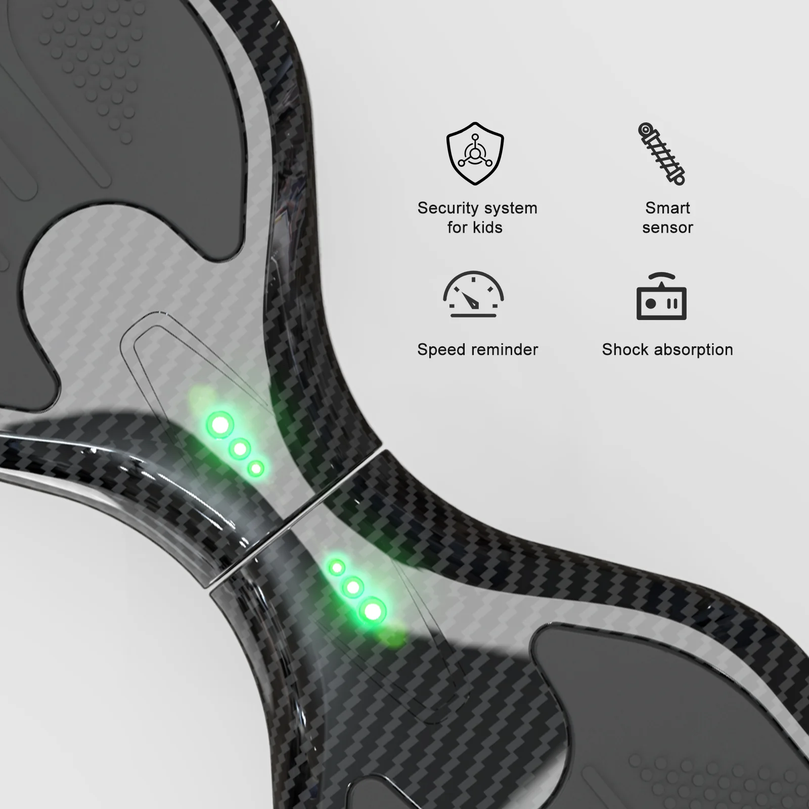 EVERCROSS XP10 Hoverboard, 6.5 Inch Self Balancing Scooter with Seat - Image 6